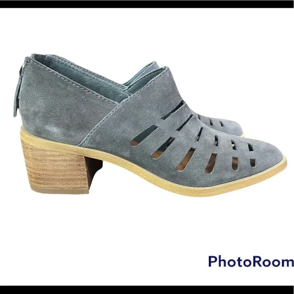 1. State ILEE Gray Suede Booties Size 6.5 - Picture 3 of 5